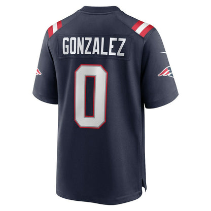 Christian Gonzalez New England Patriots Team Game Jersey - Navy | Nike on sale