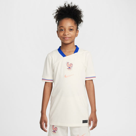 France Women's National Team Youth 2025/26 Away Replica Jersey - Cream | Nike on sale
