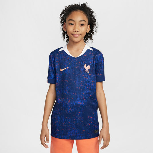 France Women's National Team Youth 2025/26 Home Replica Jersey - Blue | Nike sale