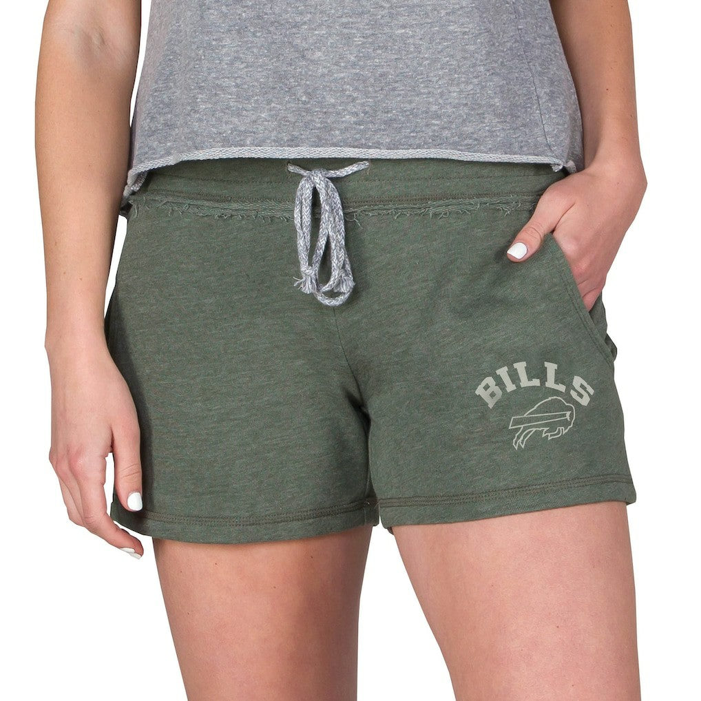 Buffalo Bills Concepts Sport Women's Mainstream French Terry Tri-Blend Shorts - Green on sale