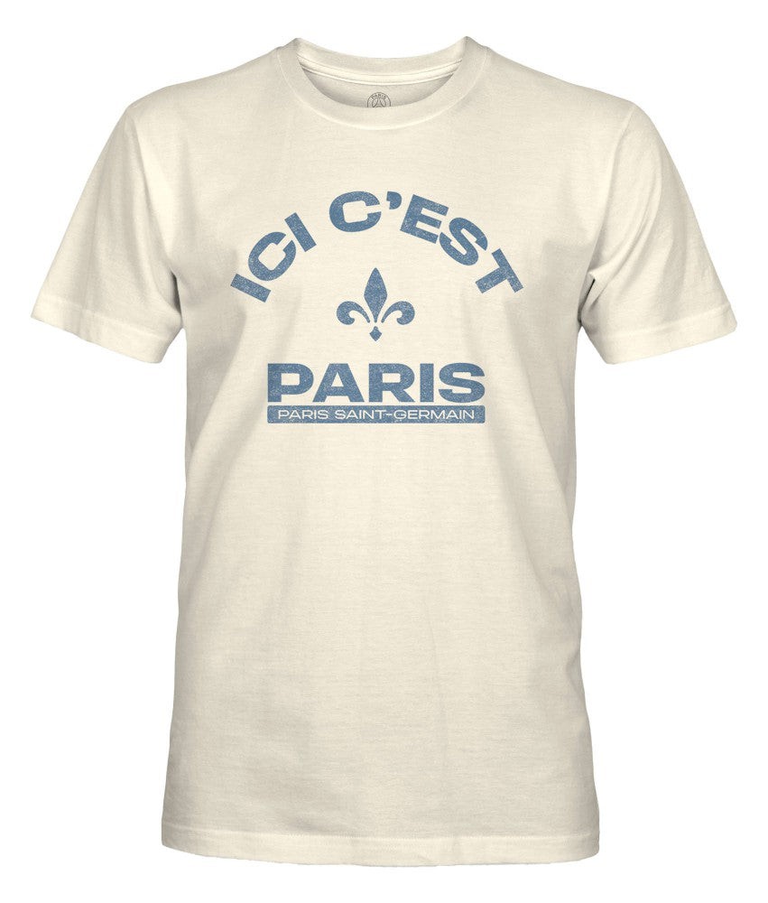 Paris Saint-Germain 1863FC Team Arch T-Shirt - Tan cheap