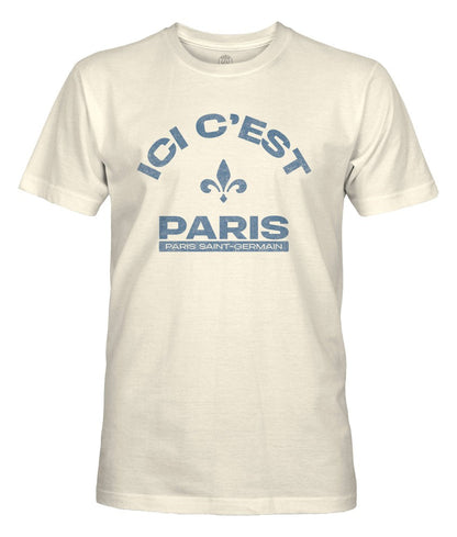 Paris Saint-Germain 1863FC Team Arch T-Shirt - Tan cheap