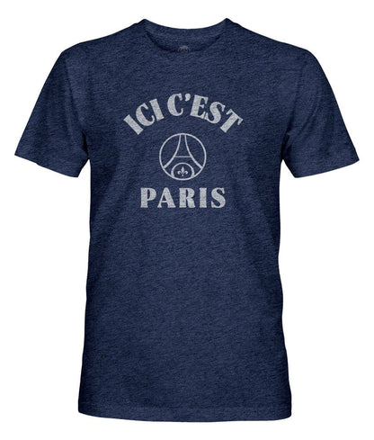 Paris Saint-Germain 1863FC Team Arch Vintage Tri-Blend T-Shirt - Navy online