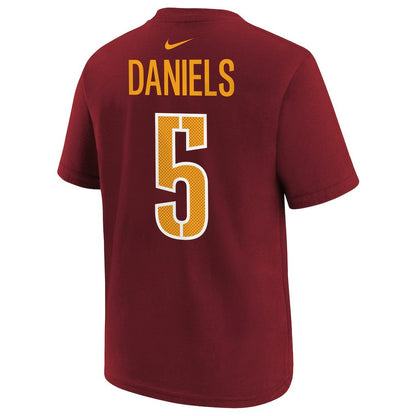 Jayden Daniels Washington Commanders Preschool Player Name & Number T-Shirt - Burgundy | Nike sale