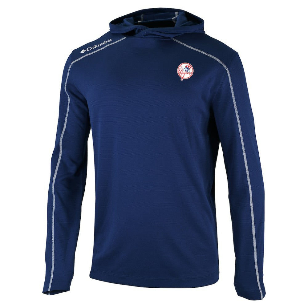 New York Yankees Omni-Wick Shotgun Pullover Hoodie - Navy | Columbia