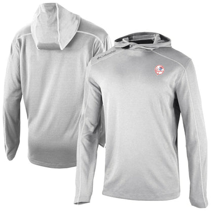 New York Yankees Omni-Wick Shotgun Pullover Hoodie - Gray | Columbia