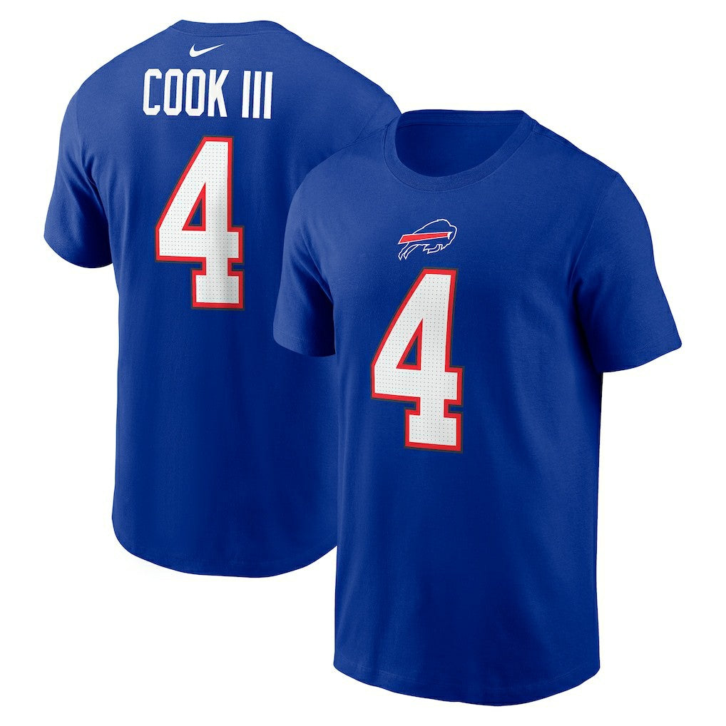 James Cook Buffalo Bills Name & Number T-Shirt - Royal | Nike discount
