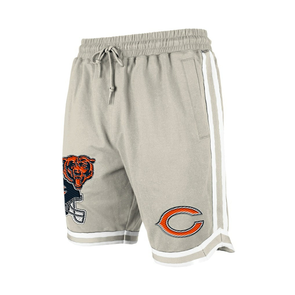Chicago Bears New Era Stone Multi Patch Shorts - Light Beige online