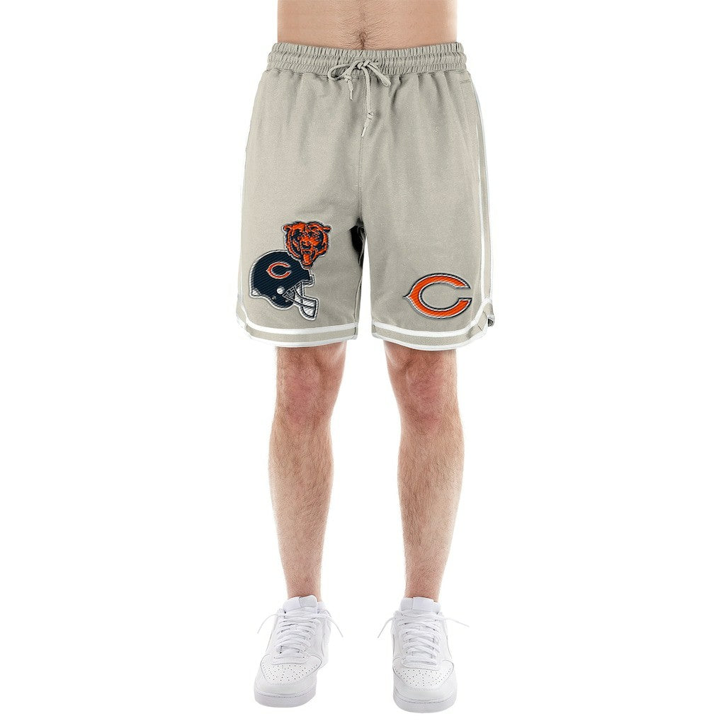 Chicago Bears New Era Stone Multi Patch Shorts - Light Beige online