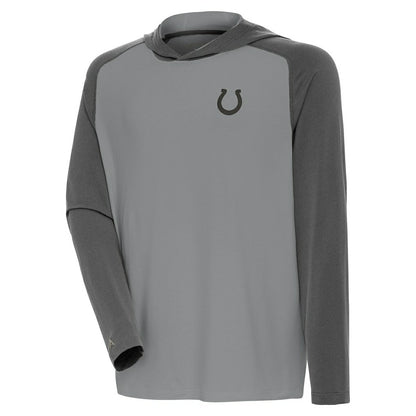 Indianapolis Colts Antigua Tonal Intrepid Pullover Hoodie - Gray cheap