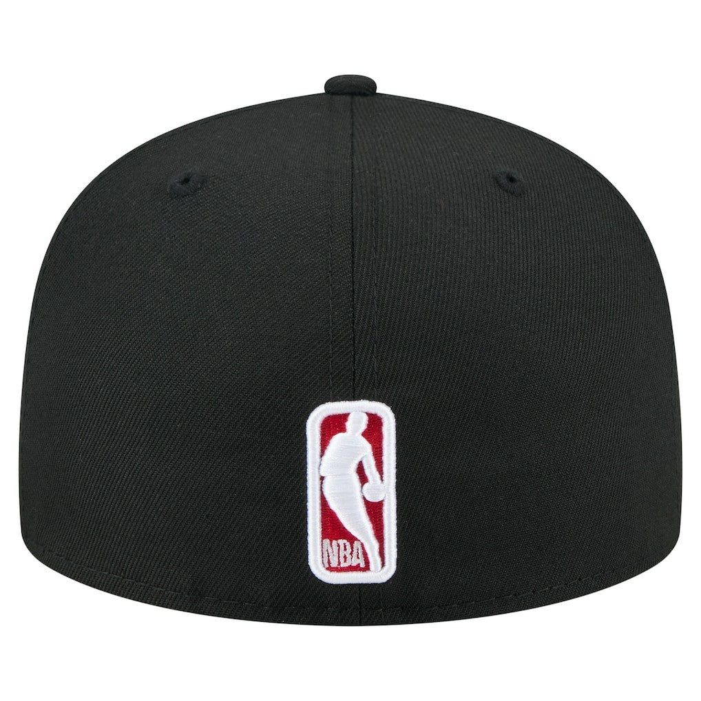 Chicago Bulls State Stitch 59FIFTY Fitted Hat - Black | New Era shop