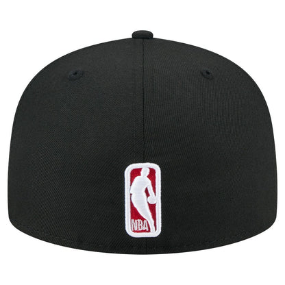 Chicago Bulls State Stitch 59FIFTY Fitted Hat - Black | New Era shop