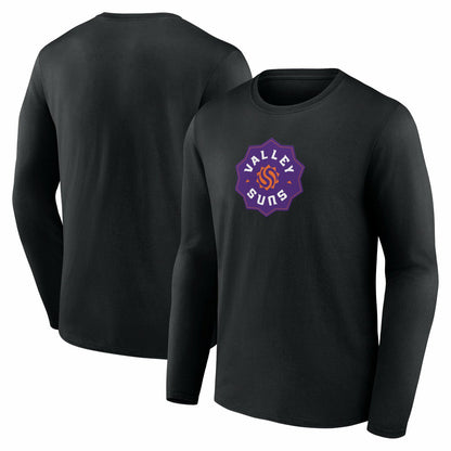 Valley Suns Primary Logo Long Sleeve T-Shirt - Black sale