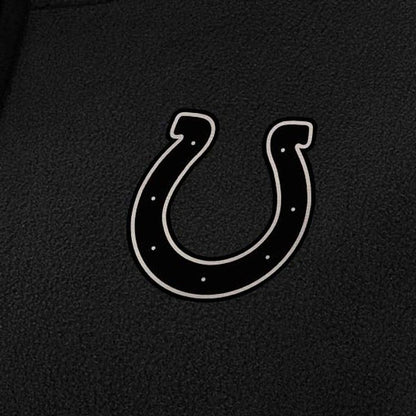 Indianapolis Colts Antigua Women's Brushed Carbon Figure Half-Zip Pullover Sweatshirt – Black outlet