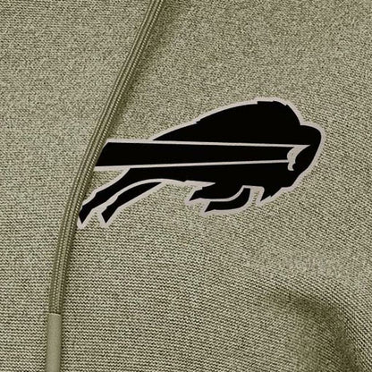 Buffalo Bills Antigua Women's Justice Pullover Hoodie - Olive outlet