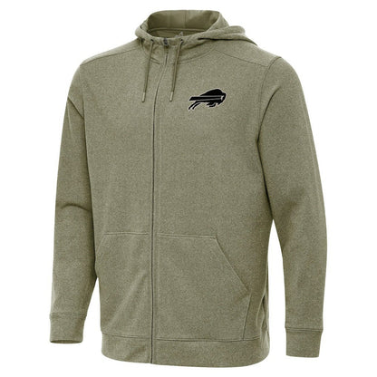 Buffalo Bills Antigua Effortless Full-Zip Hoodie Jacket - Olive cheap