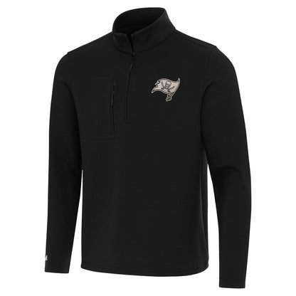 Tampa Bay Buccaneers Antigua Insider Quarter-Zip Jacket - Black for sale