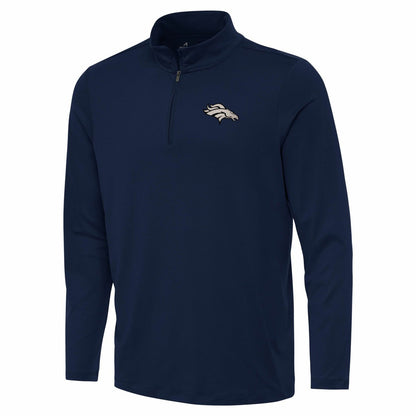 Denver Broncos Antigua Reprocess Quarter-Zip Top - Navy outlet