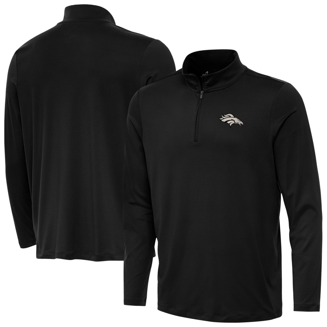 Denver Broncos Antigua Reprocess Quarter-Zip Top - Black online