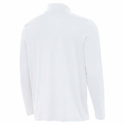 Indianapolis Colts Antigua Reprocess Quarter-Zip Top - White discount