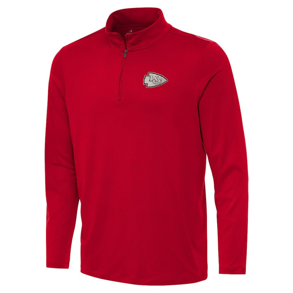 Kansas City Chiefs Antigua Reprocess Quarter-Zip Top - Red outlet