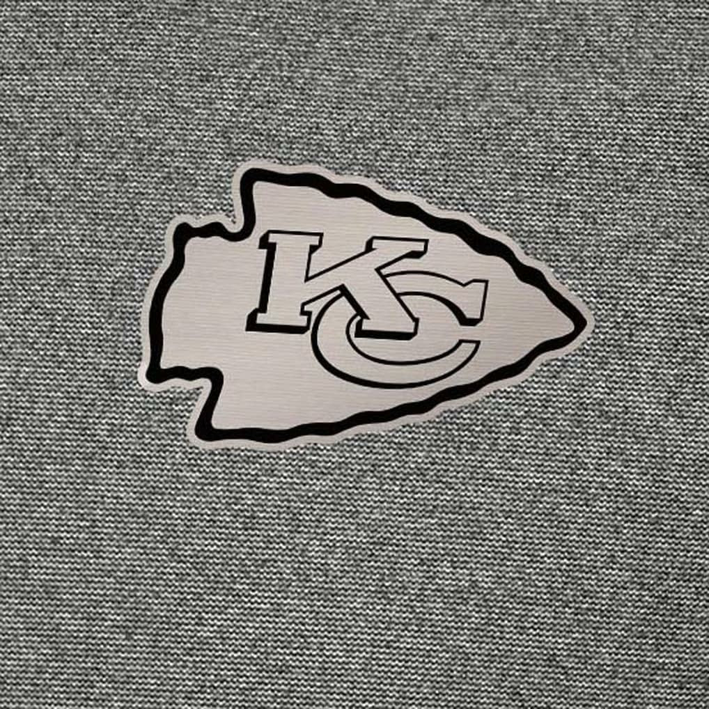 Kansas City Chiefs Antigua Subtle Quarter-Zip Top - Heather Black discount