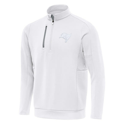 Tampa Bay Buccaneers Antigua Generation Quarter-Zip Jacket - White on sale