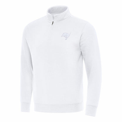 Tampa Bay Buccaneers Antigua Victory Quarter-Zip Top - White for sale