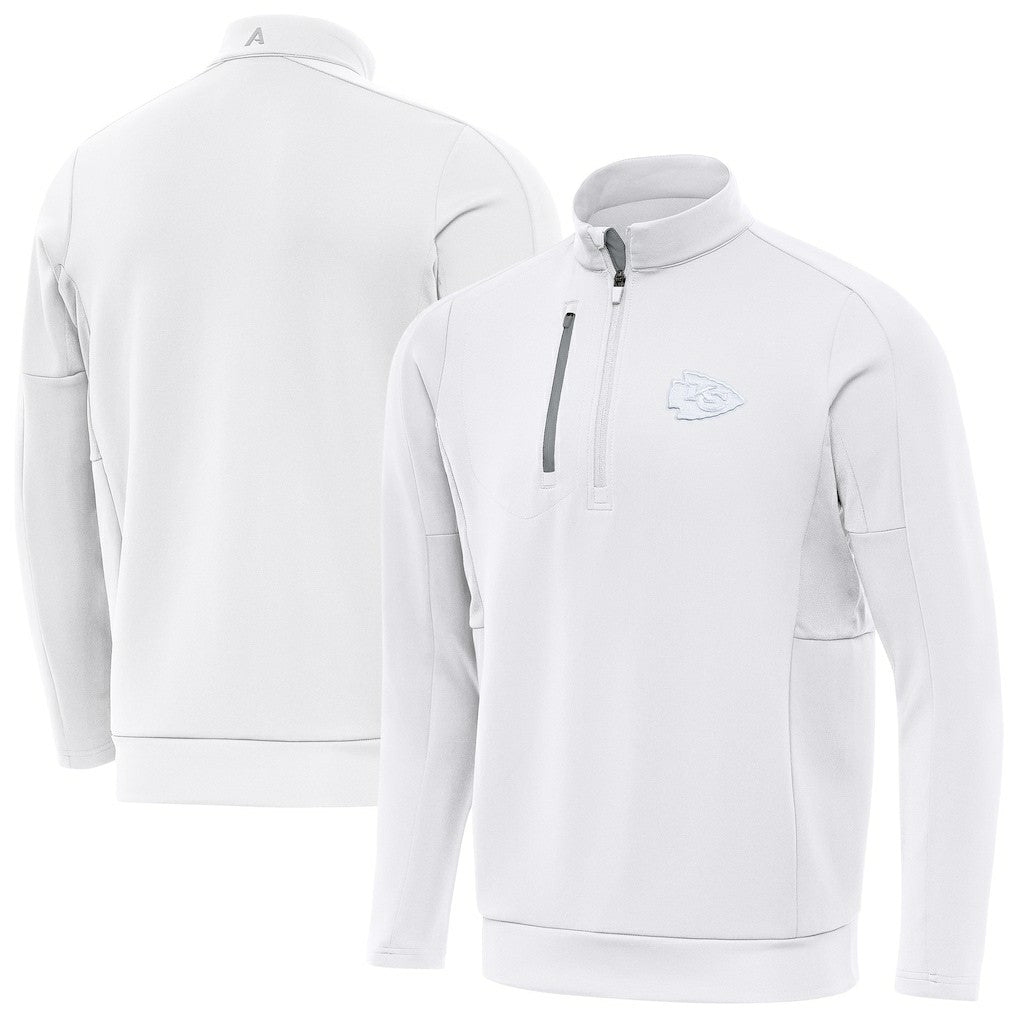 Kansas City Chiefs Antigua Generation Quarter-Zip Top - White outlet
