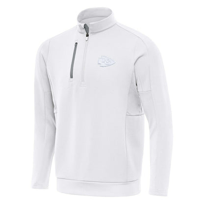 Kansas City Chiefs Antigua Generation Quarter-Zip Top - White outlet