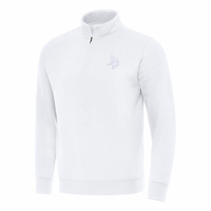 Minnesota Vikings Antigua Victory Quarter-Zip Top - White outlet