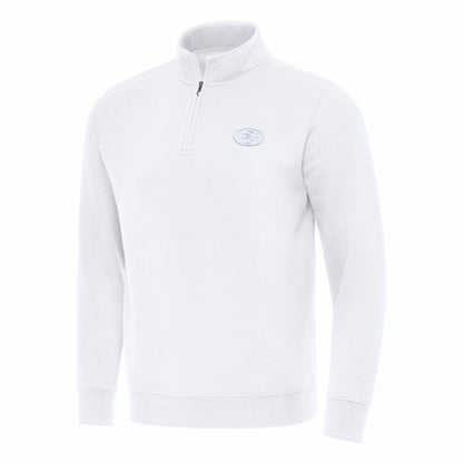 San Francisco 49ers Antigua Victory Quarter-Zip Top - White online