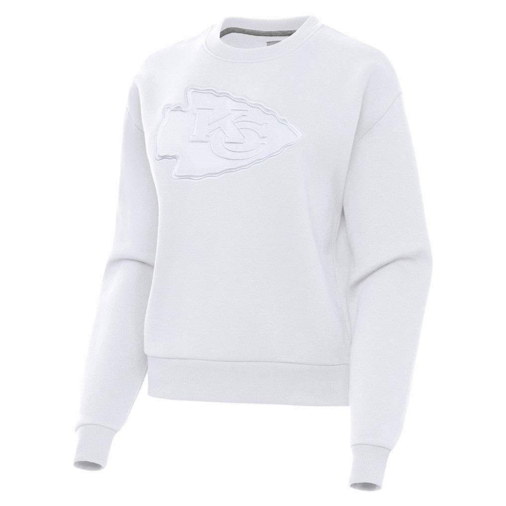 Kansas City Chiefs Antigua Women's Victory Pullover Sweatshirt - White outlet