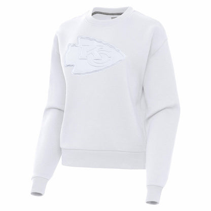 Kansas City Chiefs Antigua Women's Victory Pullover Sweatshirt - White outlet