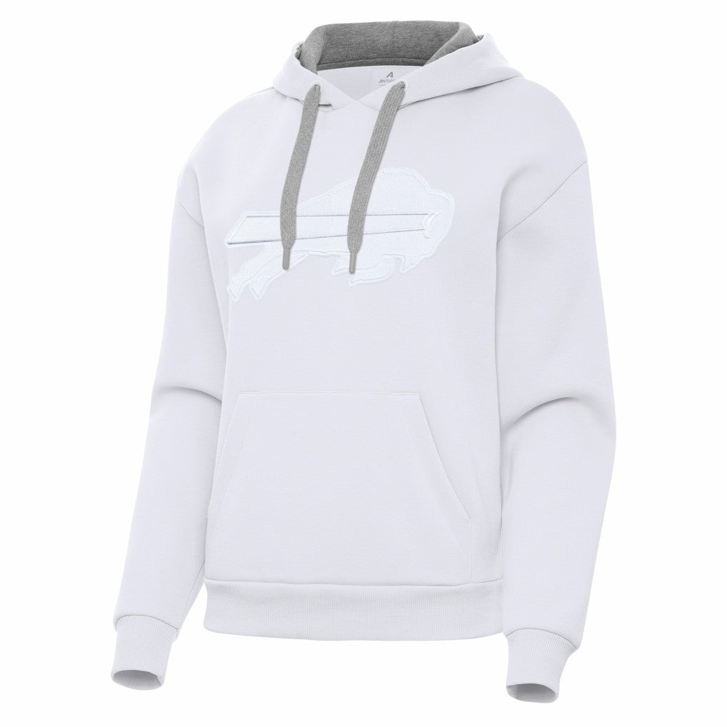 Buffalo Bills Antigua Women's Victory Pullover Hoodie - White for sale
