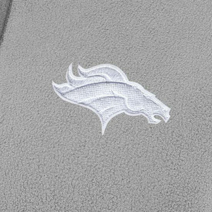 Denver Broncos Antigua Women's Figure Half-Zip Sweatshirt - Gray outlet