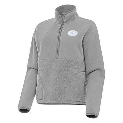San Francisco 49ers Antigua Women's Figure Half-Zip Sweatshirt - Gray discount