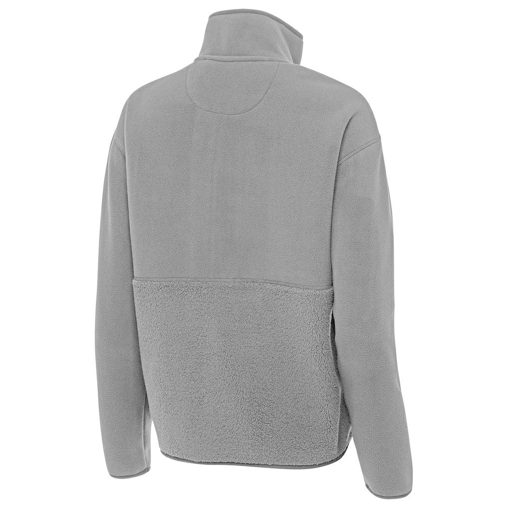 Buffalo Bills Antigua Women's Figure Half-Zip Sweatshirt - Gray discount