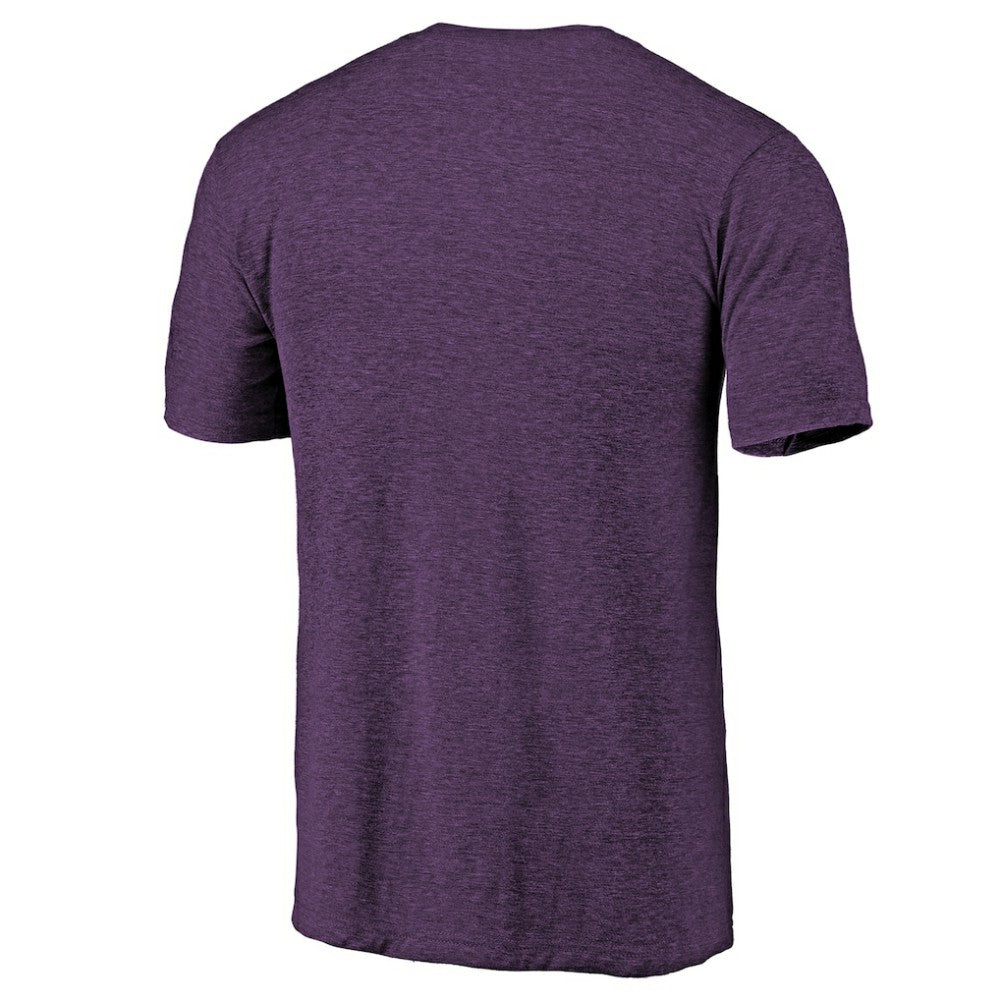 Arizona Diamondbacks Purple Cooperstown Official Logo Tri-Blend T-Shirt