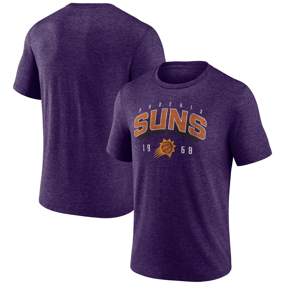 Phoenix Suns Purple Backboard Tri-Blend T-Shirt discount