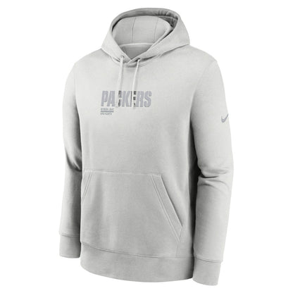 Green Bay Packers Edge Pack French Terry Club Pullover Hoodie - Gray | Nike online
