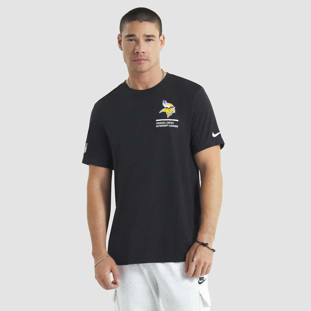 Minnesota Vikings 2025 NFL Crucial Catch Tri-Blend Dri-FIT T-Shirt - Black | Nike sale