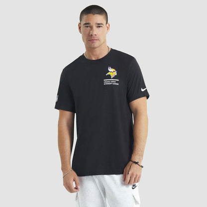 Minnesota Vikings 2025 NFL Crucial Catch Tri-Blend Dri-FIT T-Shirt - Black | Nike sale