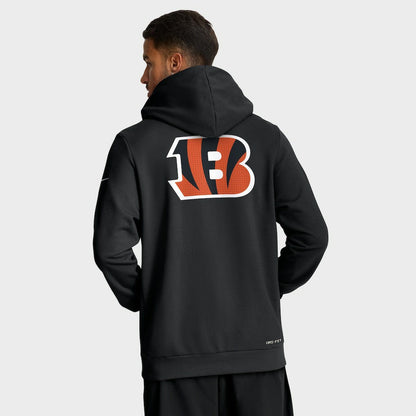 Cincinnati Bengals Sideline Standard Issue Utility Player Dri-FIT Full-Zip Hoodie - Black | Nike cheap