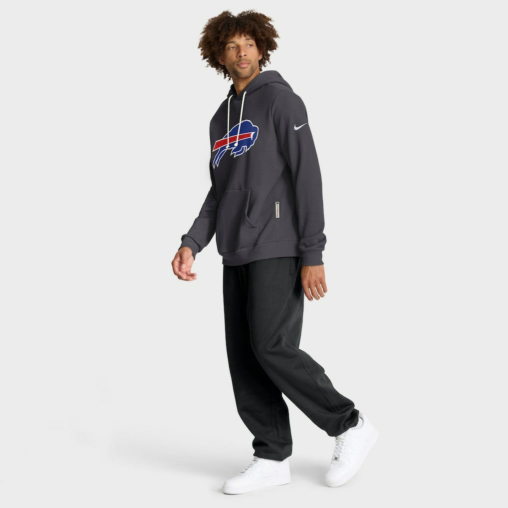 Buffalo Bills Sideline Standard Issue Initial Home Dri-FIT Hoodie - Anthracite | Nike cheap