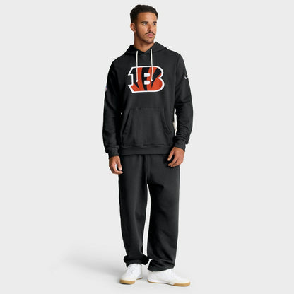 Cincinnati Bengals Sideline Standard Issue Initial Home Dri-FIT Hoodie - Black | Nike on sale