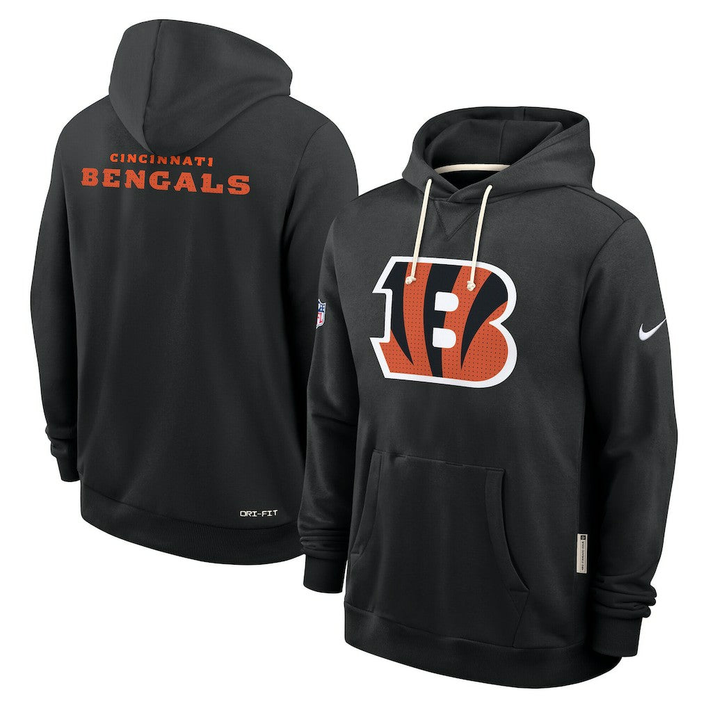 Cincinnati Bengals Sideline Standard Issue Initial Home Dri-FIT Hoodie - Black | Nike on sale
