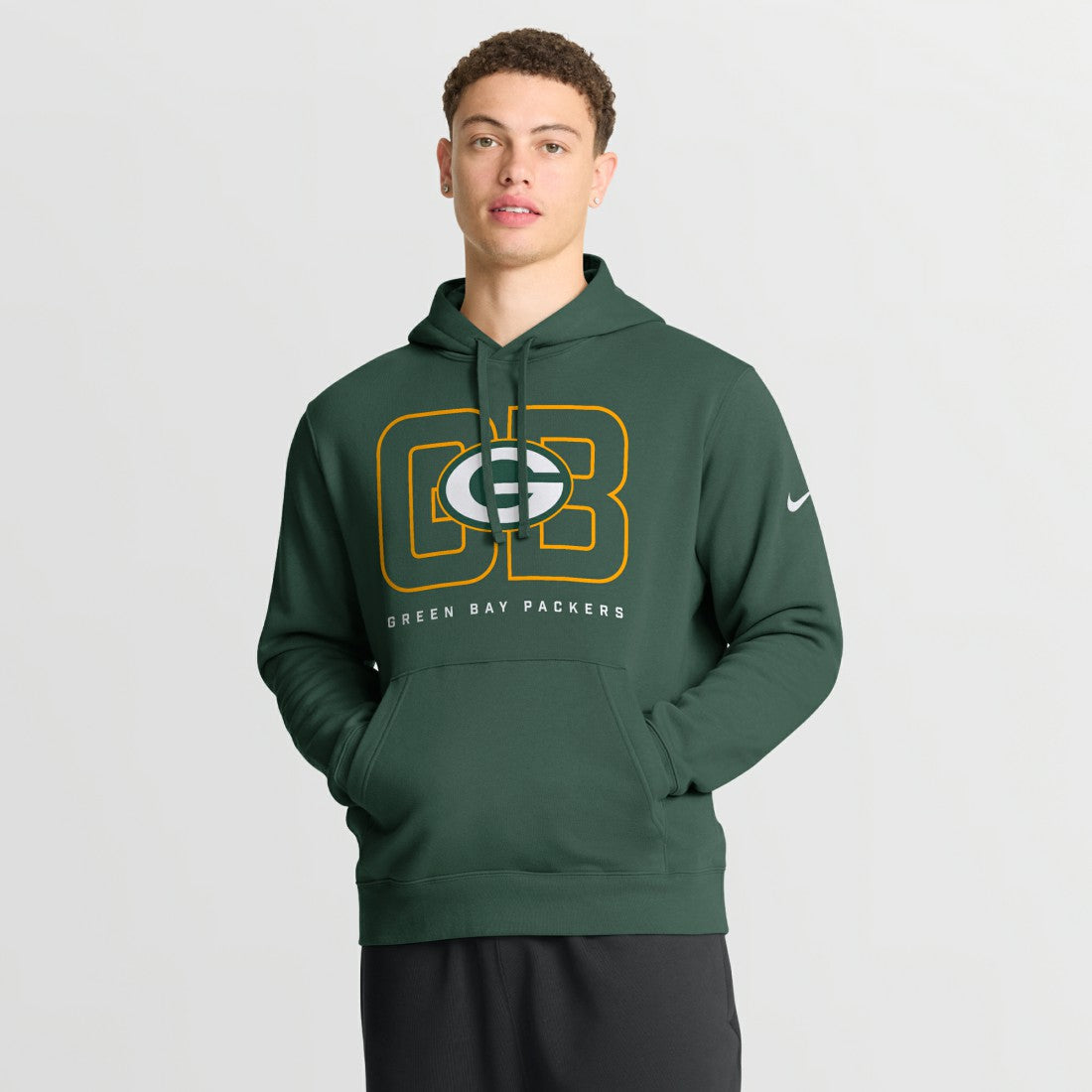 Green Bay Packers Busted Play Club Fleece Pullover Hoodie - Green | Nike discount