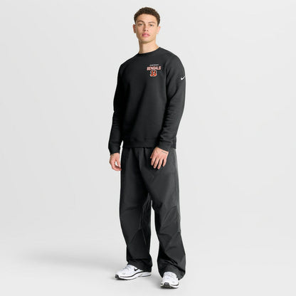 Cincinnati Bengals Primetime Club Fleece Pullover Sweatshirt - Black | Nike outlet