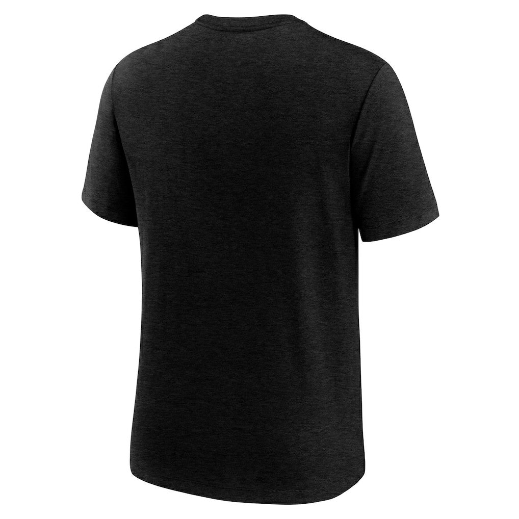 Minnesota Vikings Long Pass Tri-Blend T-Shirt - Heather Black | Nike for sale